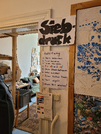 Siebdruck mit Janun Siebdruck mit Janun